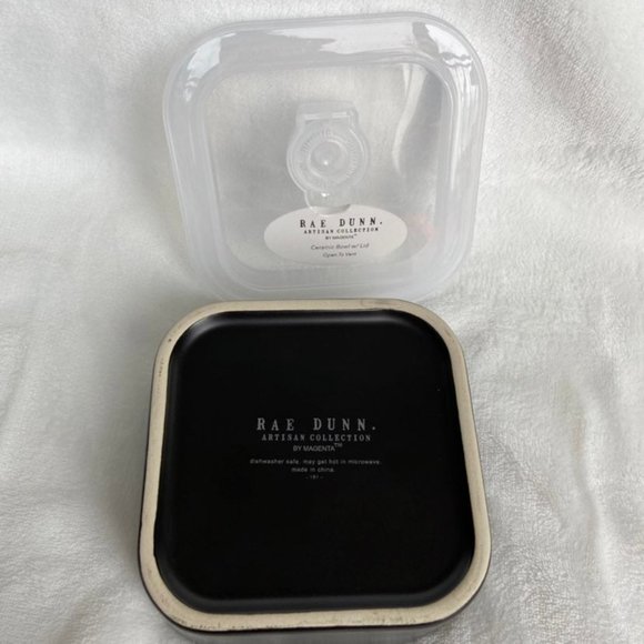 Rae Dunn YUM Ceramic Bowl with Lid - Picture 2 of 5